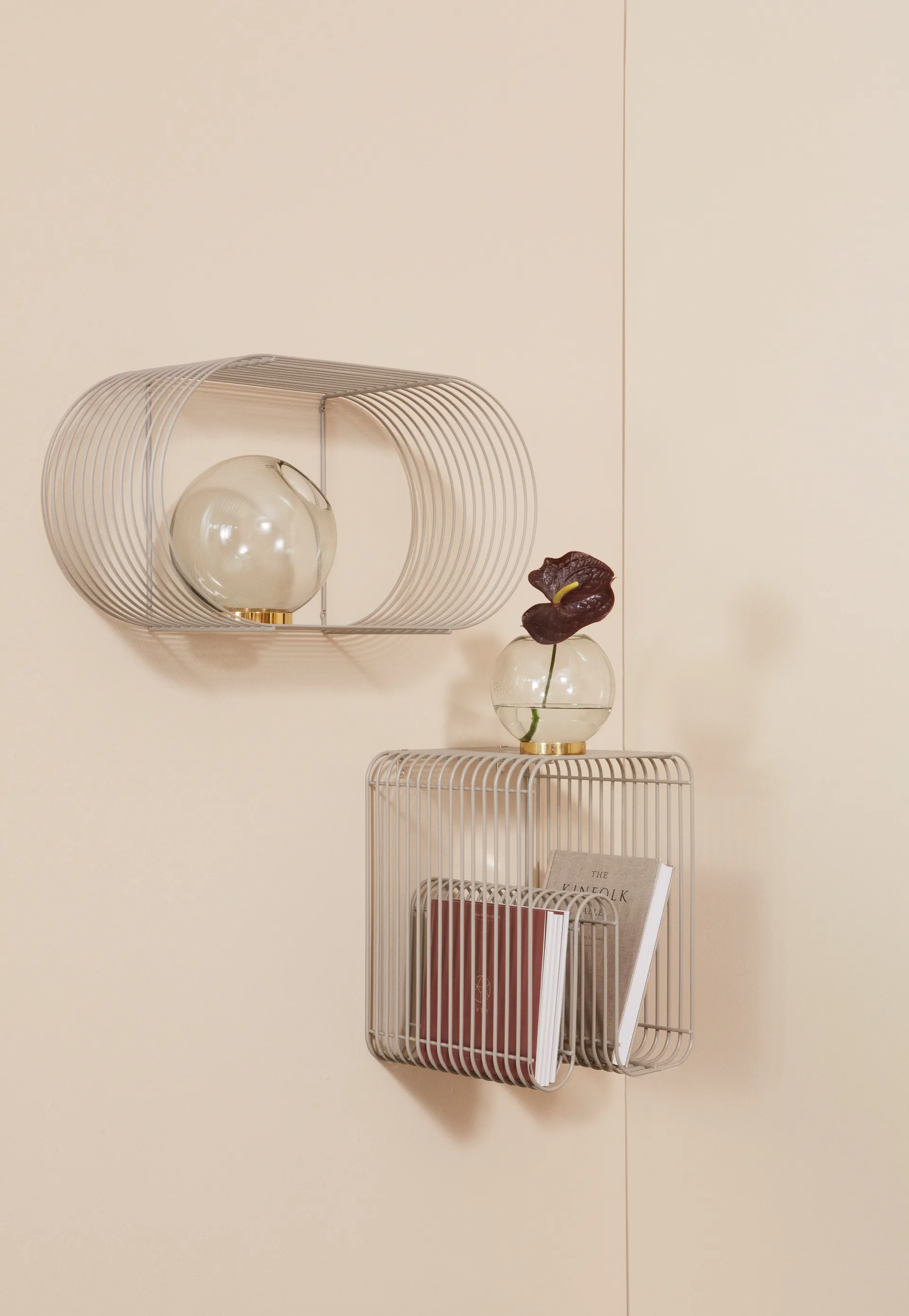 Sgabello Curve, Grigio talpa AYTM