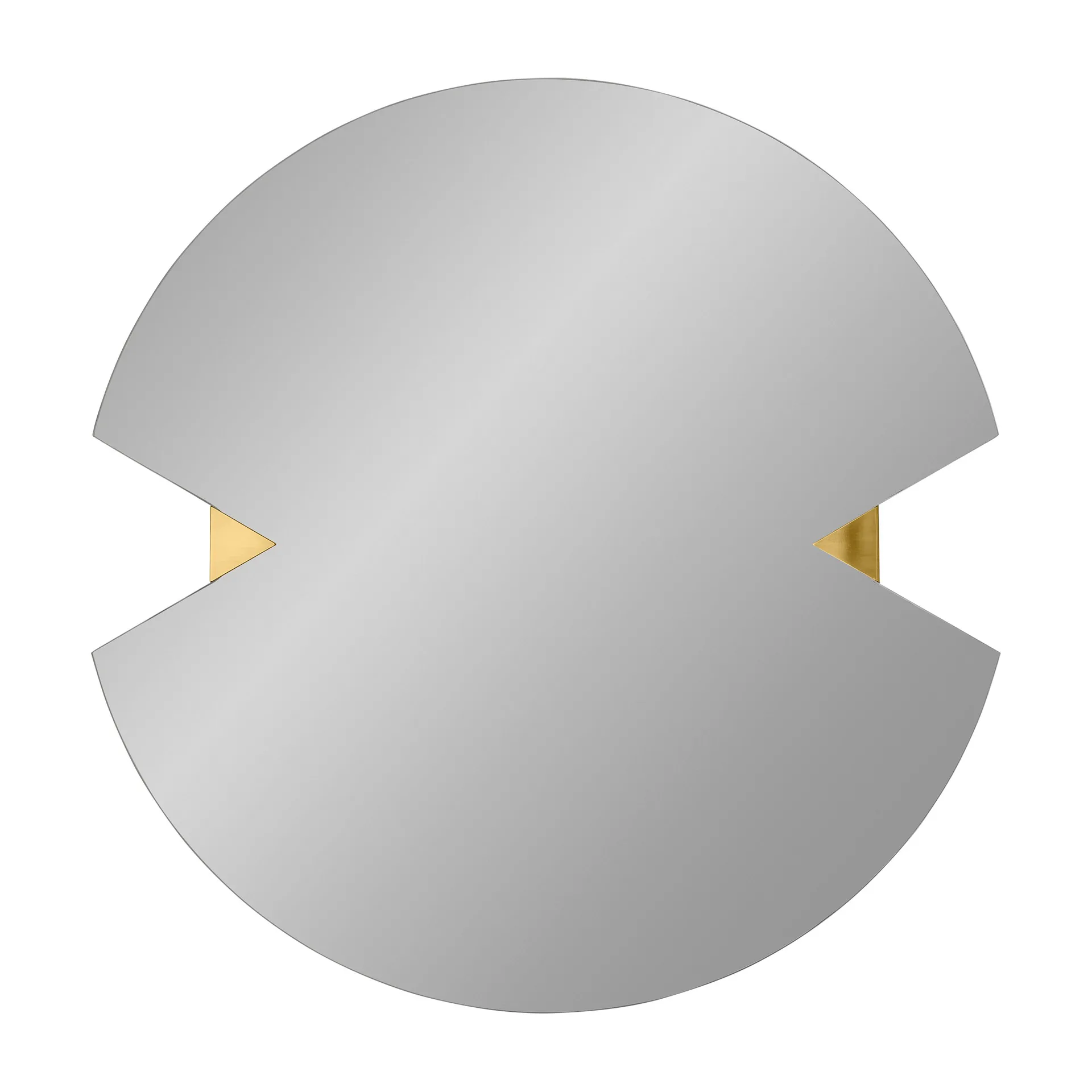 Specchio Verto Ø 70 cm, Nero AYTM