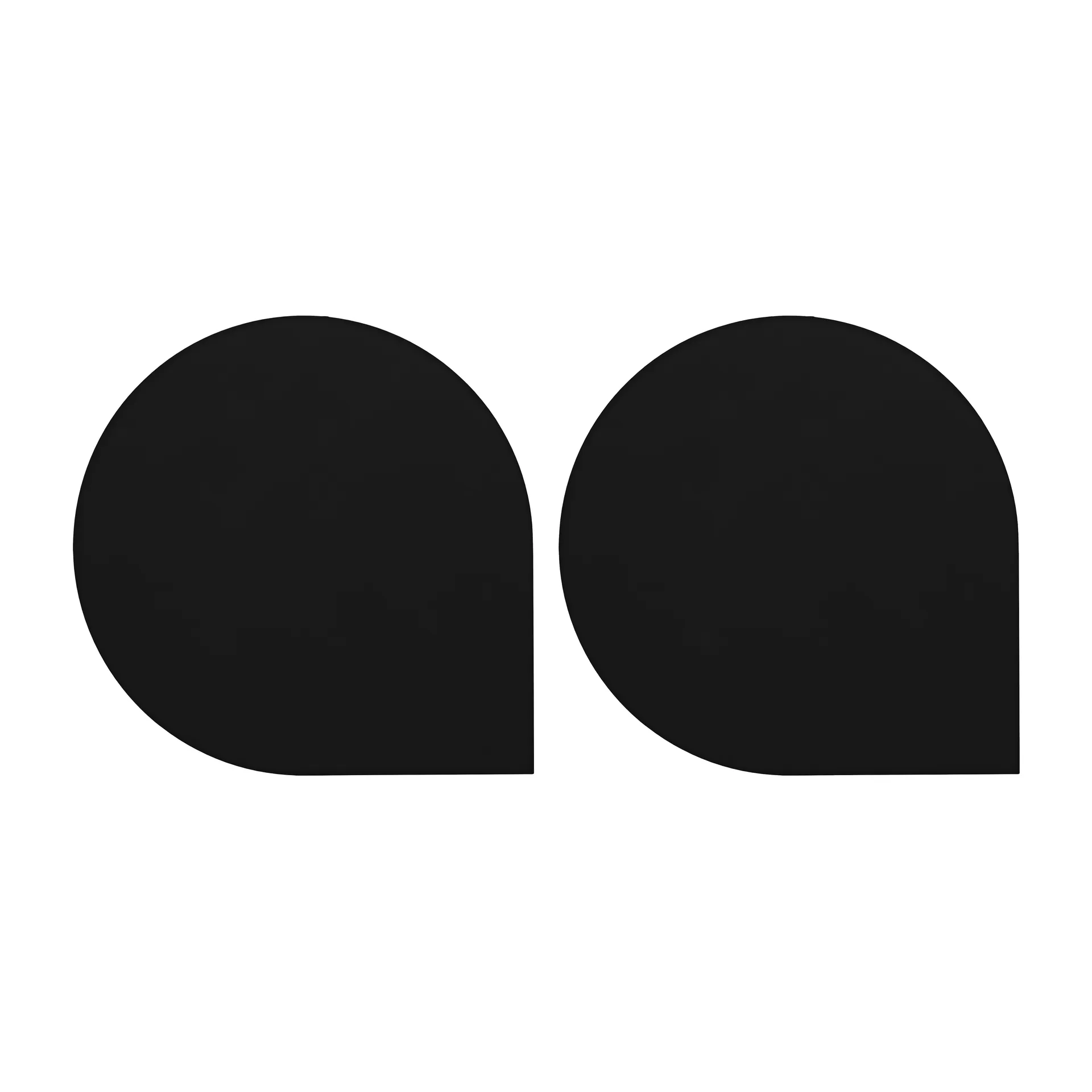 Tovaglietta Stoa confezione da 2 , Nero AYTM