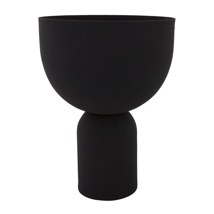 Vaso da fiori Torus Ø 17 cm - Nero-nero - AYTM