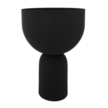 Vaso da fiori Torus Ø 22 cm - Nero-nero - AYTM