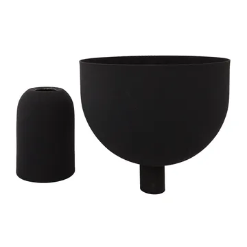 Vaso da fiori Torus Ø 22 cm - Nero-nero - AYTM