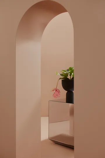 Vaso da fiori Torus Ø 22 cm - Nero-nero - AYTM