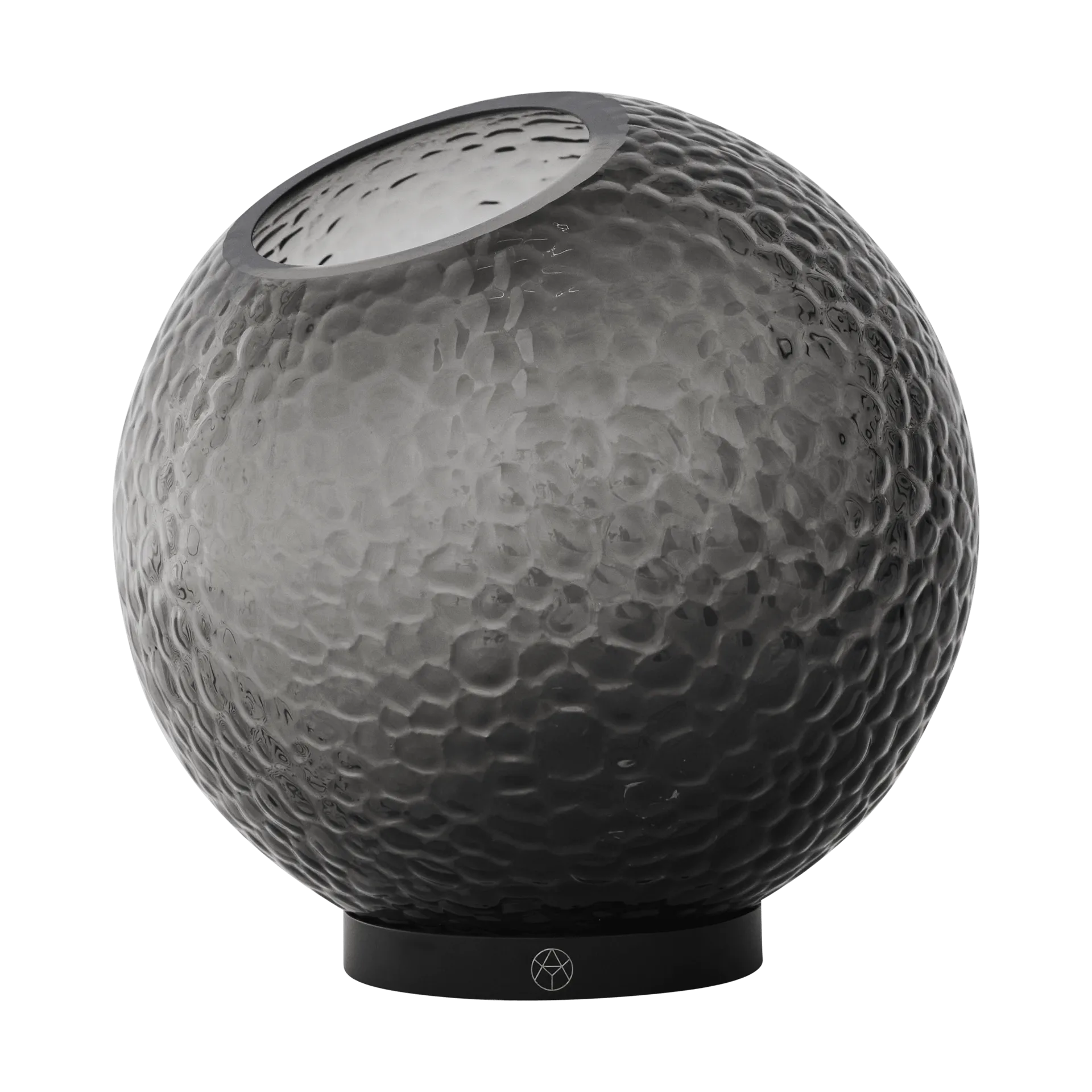 Vaso Globe bubbles Ø21 cm, Nero AYTM