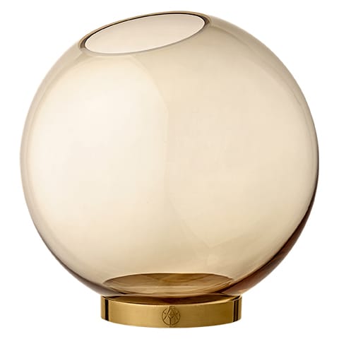 Vaso Globe grande - ambra-oro - AYTM