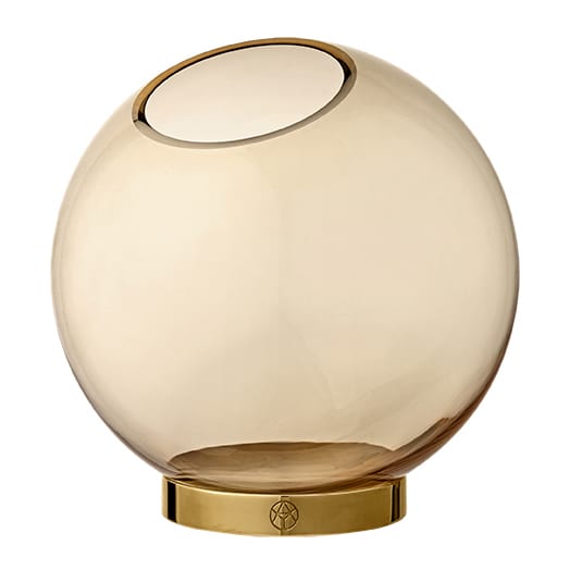 Vaso Globe medio - ambra-oro - AYTM