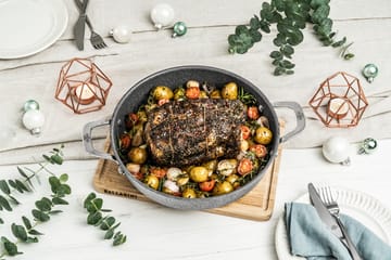 Padella da portata con coperchio in vetro Ballarini Salina Ti-X  - 28 cm - Ballarini
