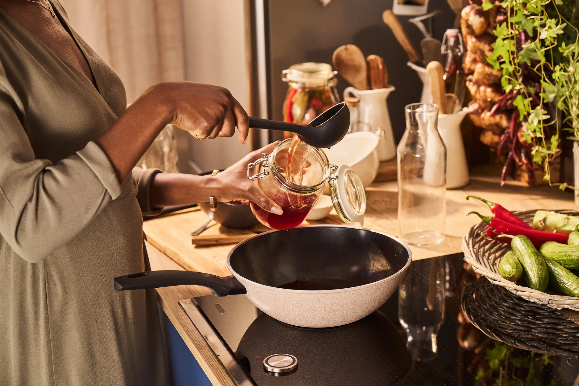 Wok antiaderente in ceramica Ballarini Ledro, 28 cm Ballarini