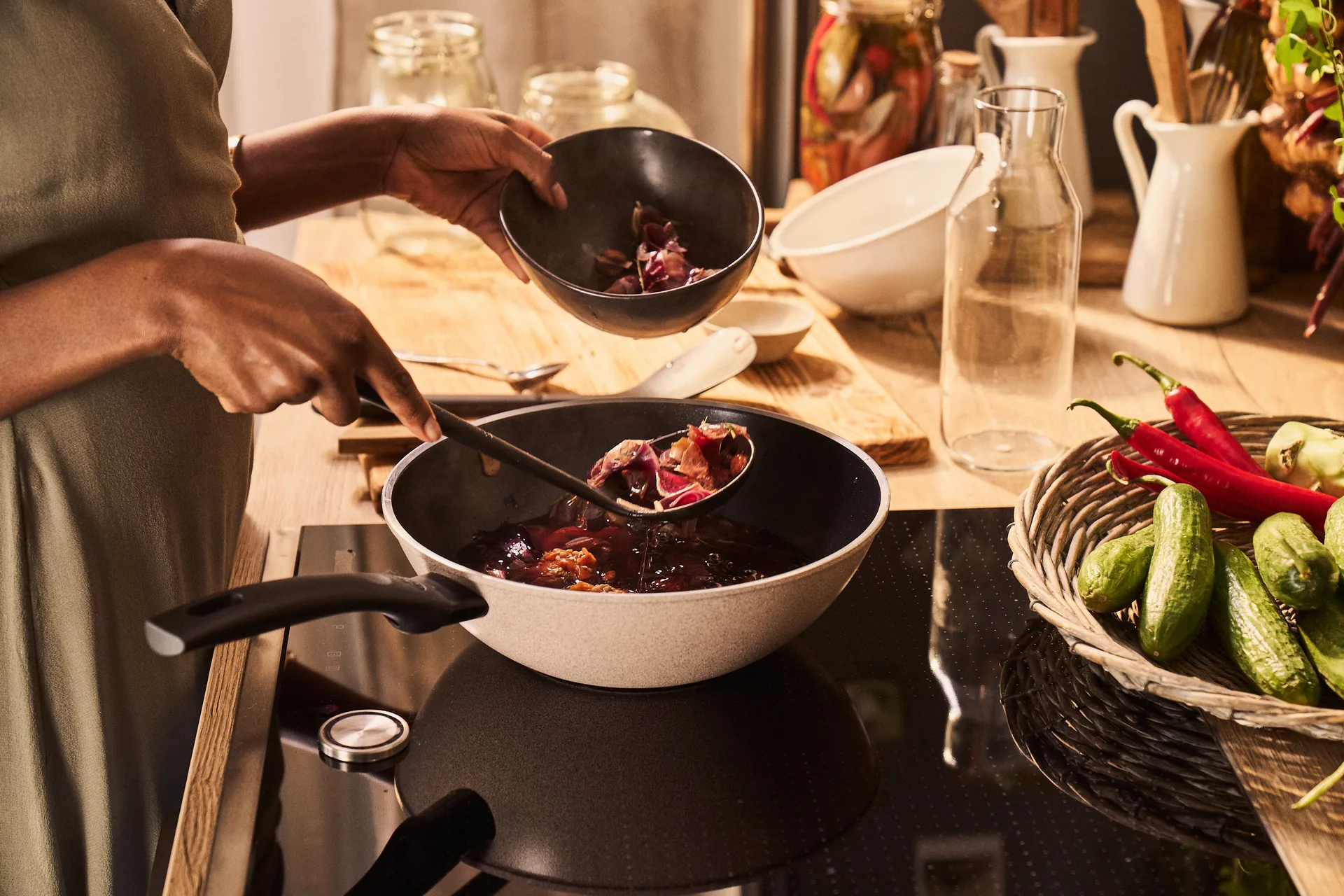 Wok antiaderente in ceramica Ballarini Ledro, 28 cm Ballarini