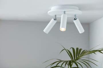 Faretto tondo Cato Slim 3 - Bianco opaco-LED - Belid