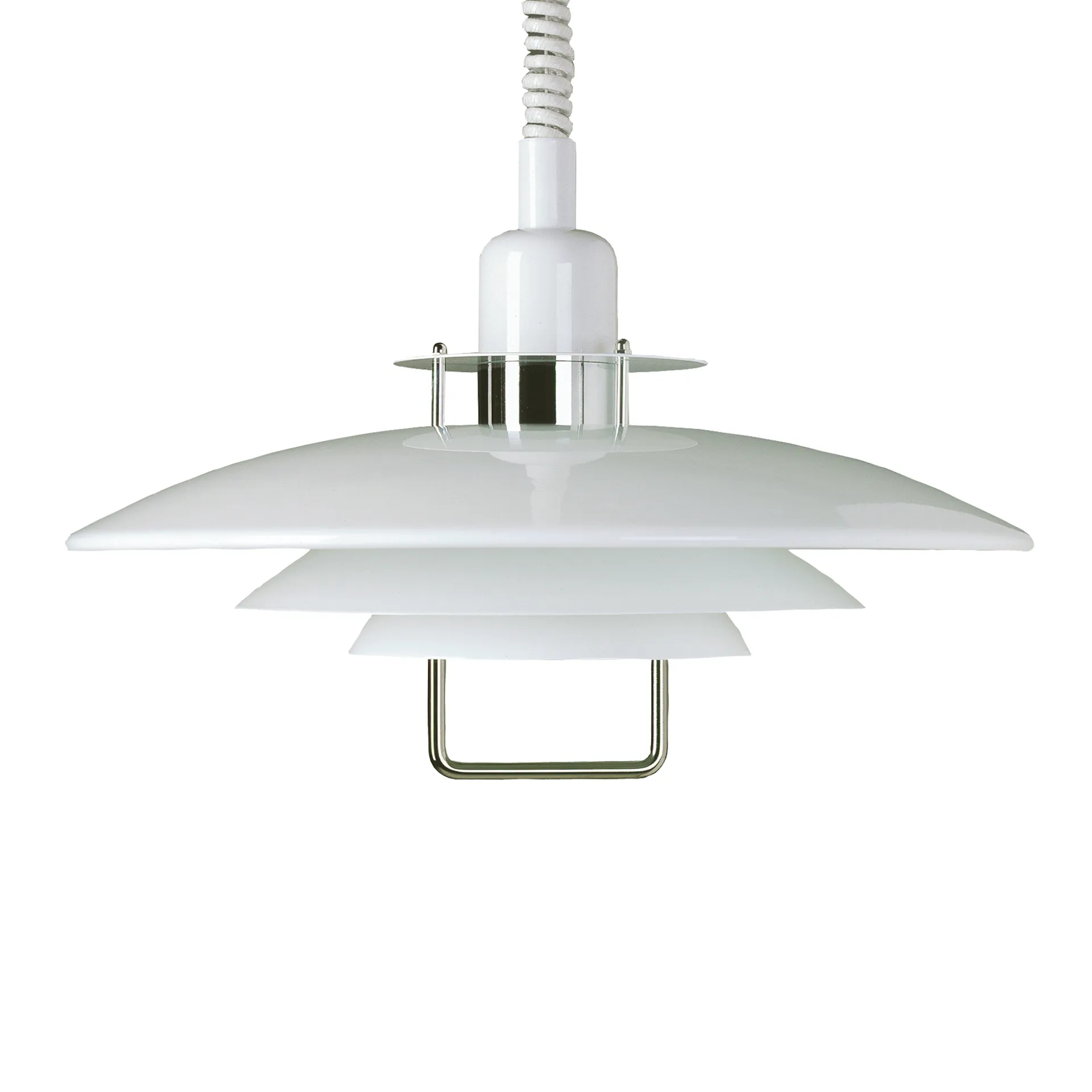 Lampada a sospensione Primus II Ø 43 cm, Bianco - cromo Belid
