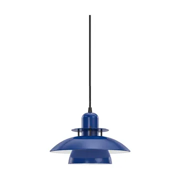 Lampada a sospensione Primus IV Ø28 cm - Blu profondo-nero opaco - Belid