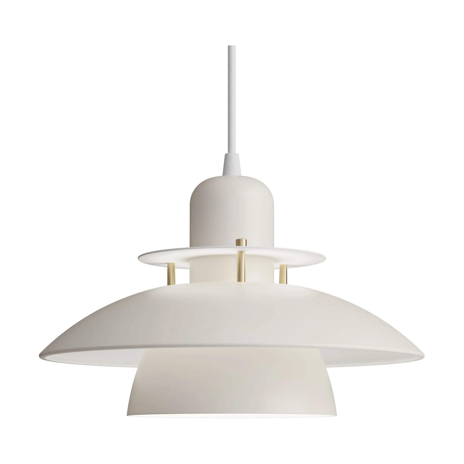 Lampada a sospensione Primus IV Ø28 cm, Ottone satinato Belid