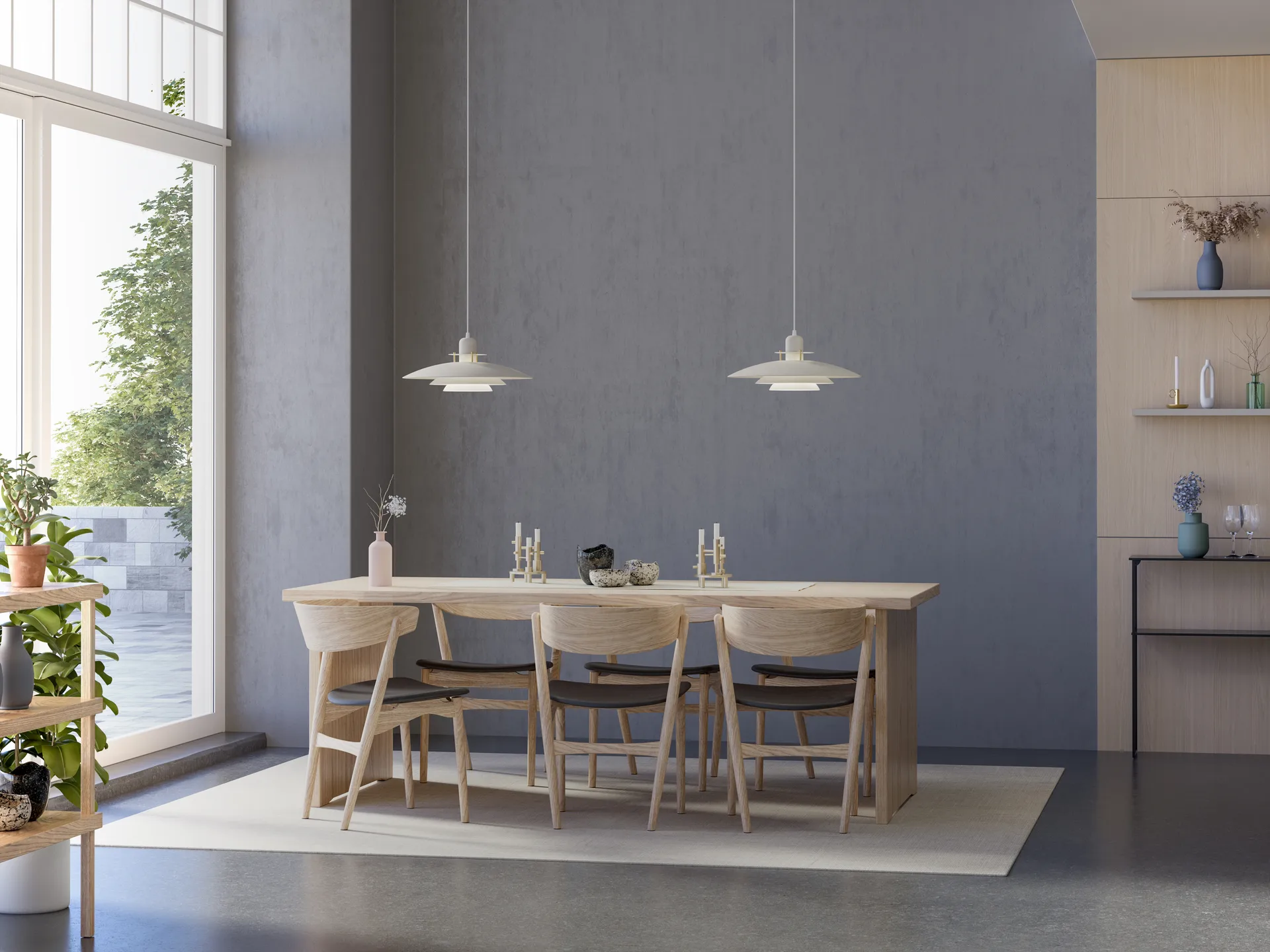 Lampada a sospensione Primus V Ø47,5 cm, Ottone sabbiato Belid