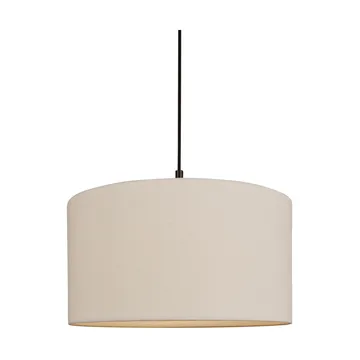 Lampada a sospensione Soft Ø 40 cm - Lino bianco-bronzo metallizzato, Ø44 cm - Belid