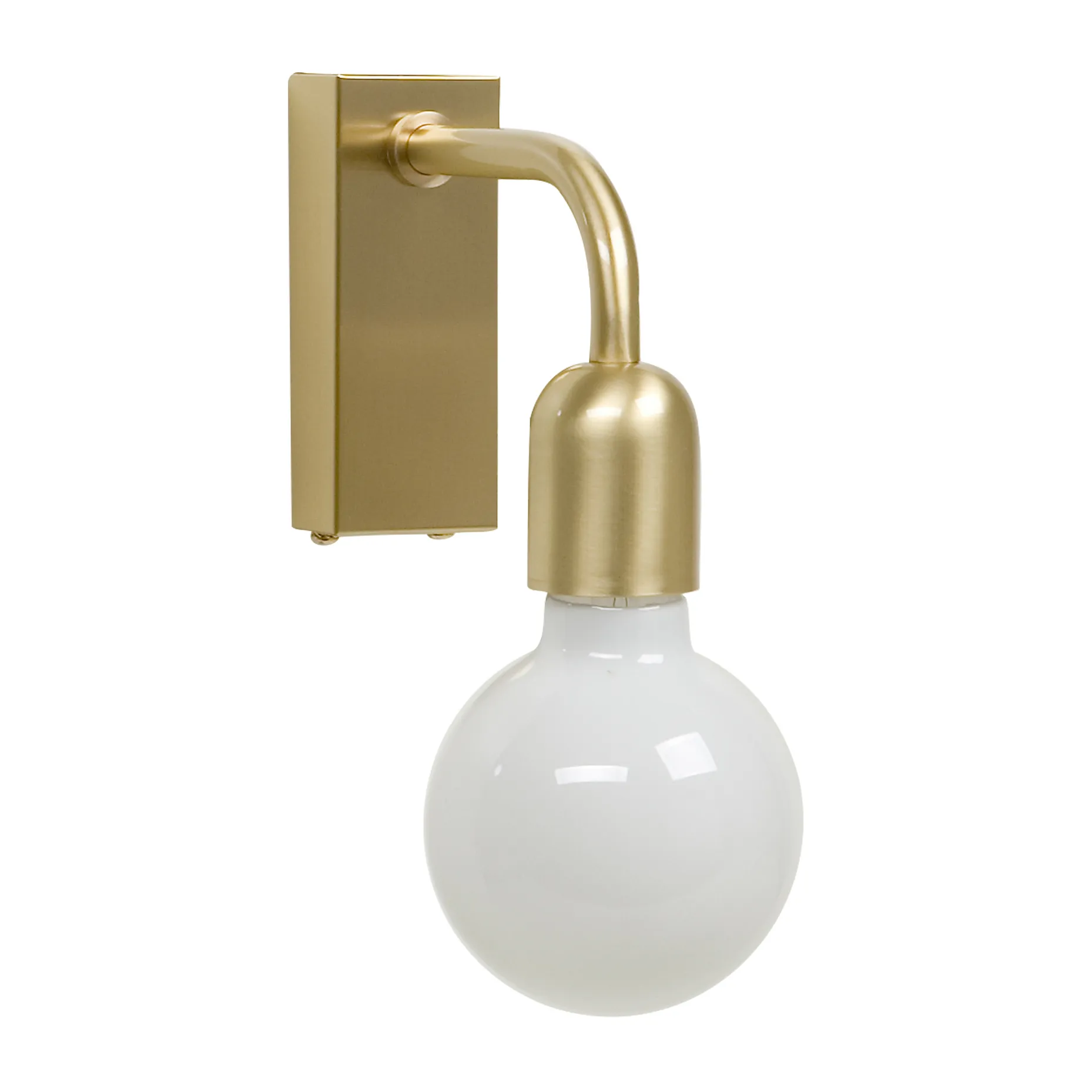 Lampada da parete 12,9 cm Regal 1, Ottone spazzolato Belid