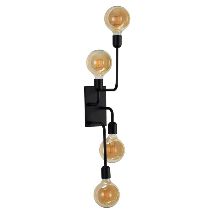 Lampada da parete Regal XL con cavo e spina, Nero Belid