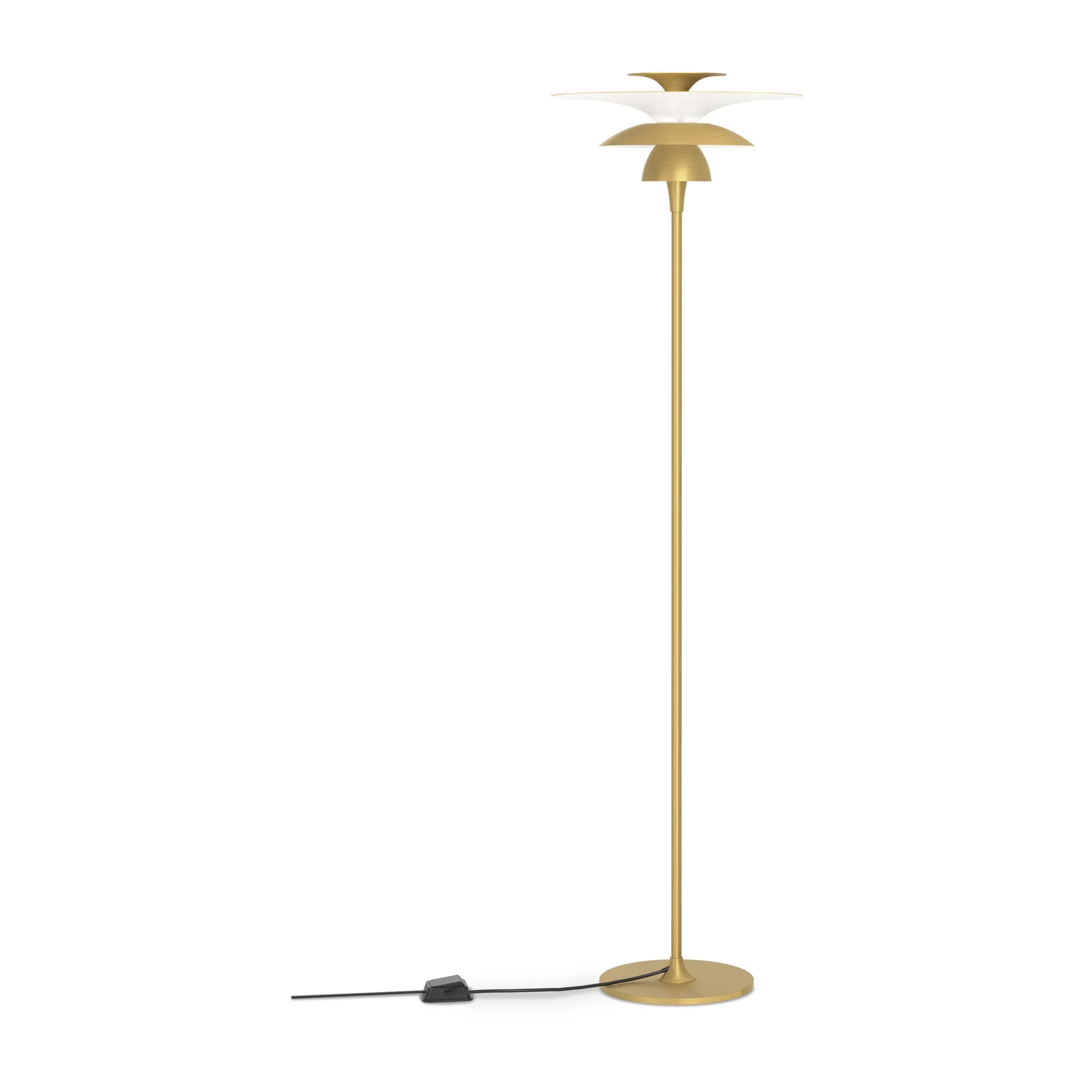 Lampada da pavimento Picasso Ø 38 x 140,3 cm, Ottone antico Belid