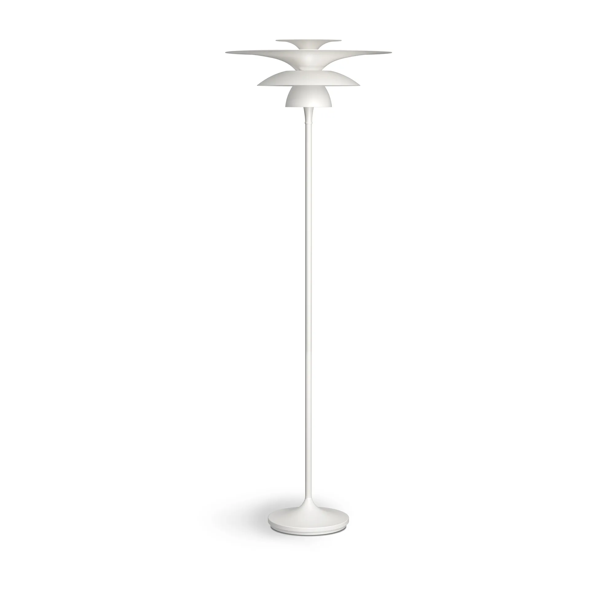 Lampada da pavimento Picasso Ø 50 cm, Bianco opaco Belid