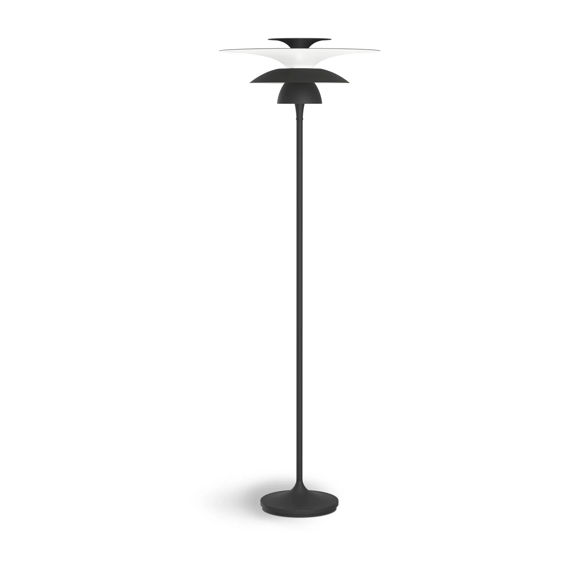 Lampada da pavimento Picasso Ø 50 cm, Nero opaco Belid