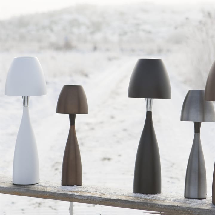 Lampada da tavolo Anemon, grande, bianco opale Belid