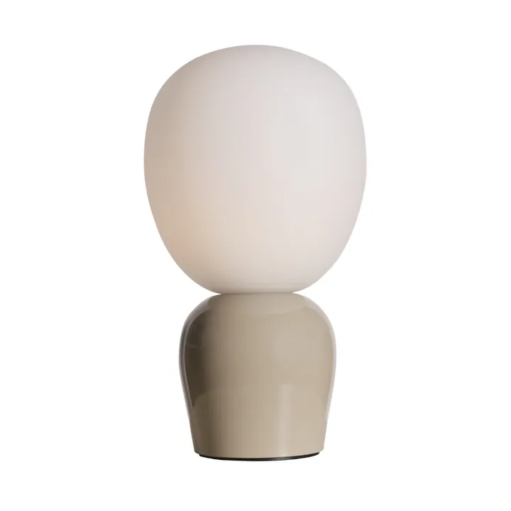 Lampada da tavolo Buddy in vetro opalino - Soft greige - Belid