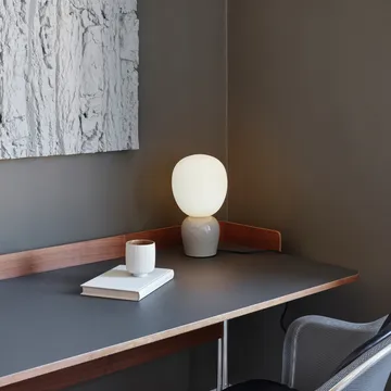 Lampada da tavolo Buddy in vetro opalino - Soft greige - Belid