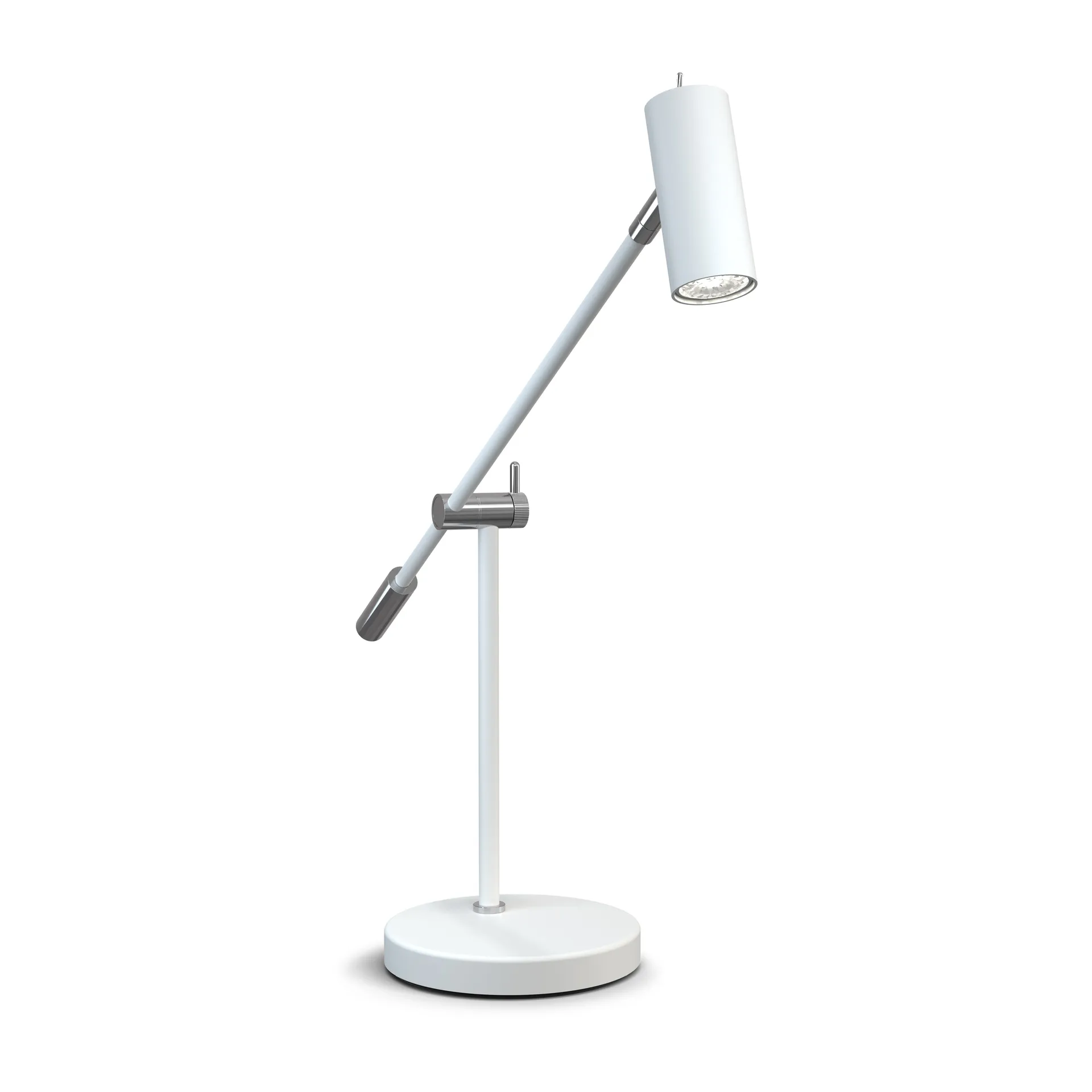 Lampada da tavolo Cato, 48,5 cm, Bianco opaco Belid