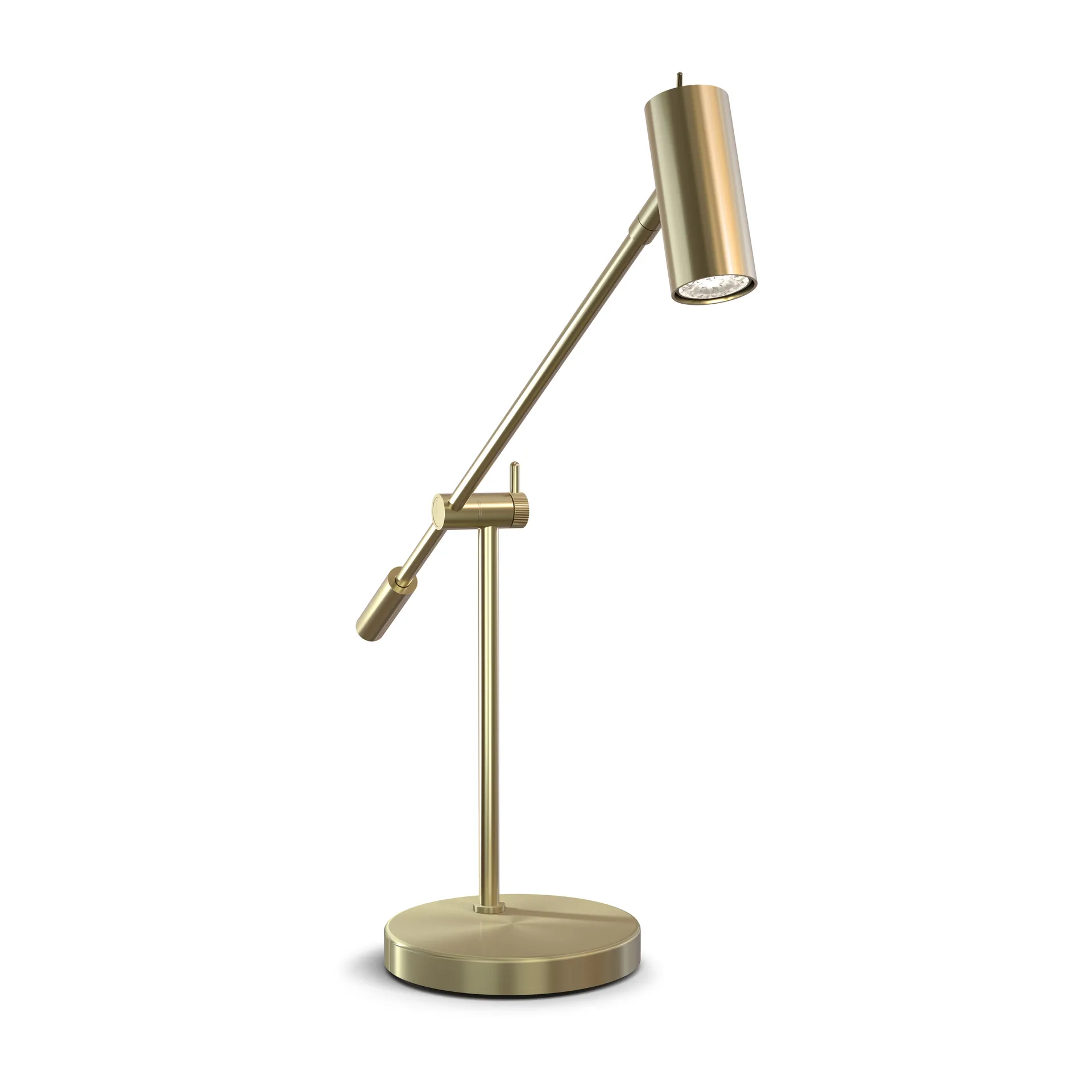 Lampada da tavolo Cato, 48,5 cm, Ottone satinato Belid