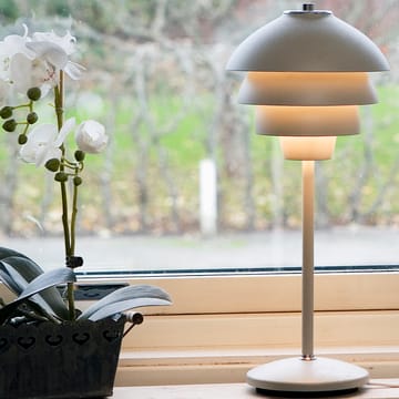 Lampada da tavolo Valencia Ø 18 cm - bianco opaco - Belid