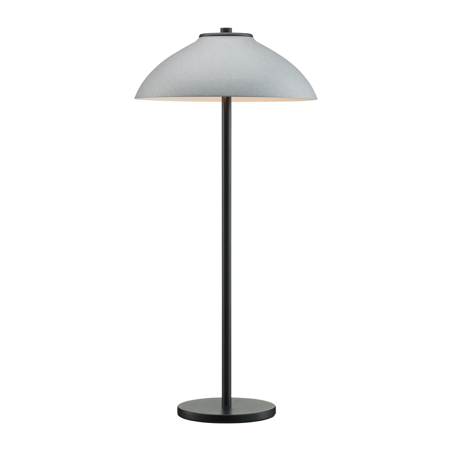 Lampada da tavolo Vali 50 cm, nero-cemento Belid