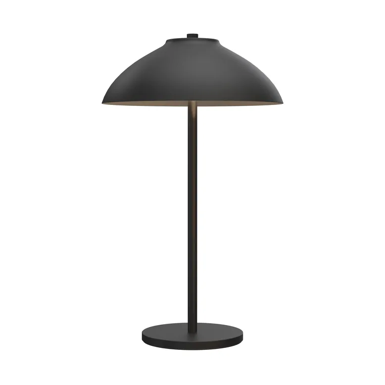 Lampada da tavolo Vali, Nero opaco, 40 cm Belid