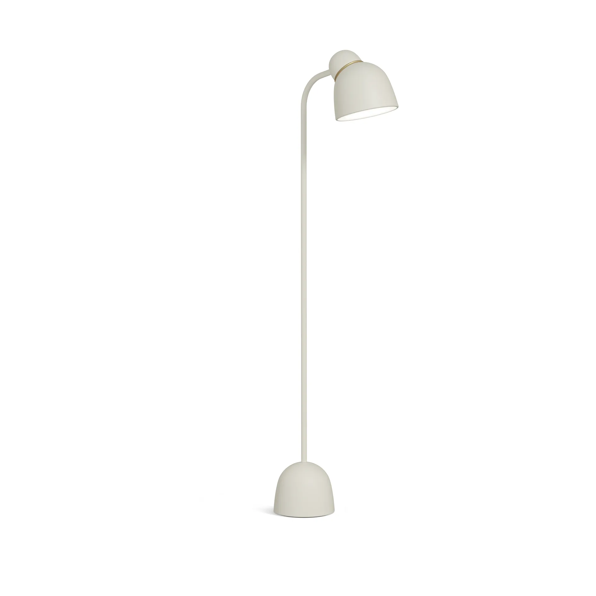 Lampada da terra Bird 130 cm, Sabbia-ottone Belid