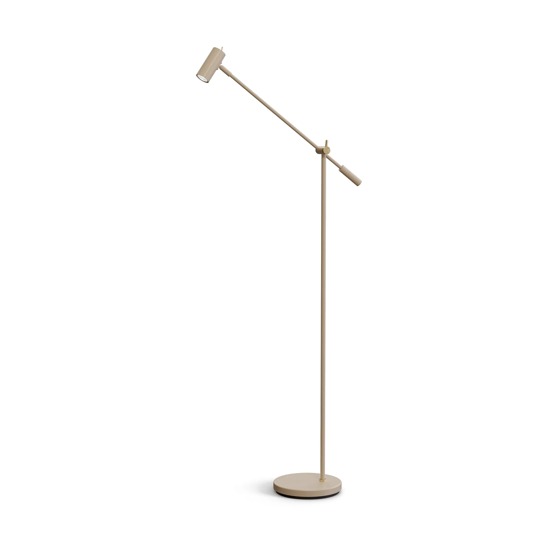 Lampada da terra Cato 134 cm, Nougat-ottone Belid
