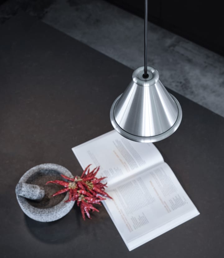 Lampadario Belle Ø15 cm, Alluminio spazzolato Belid