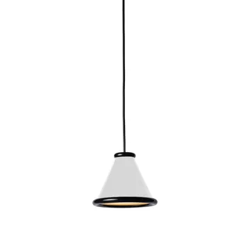 Lampadario Belle Ø15 cm - Bianco lucido-nero lucido - Belid