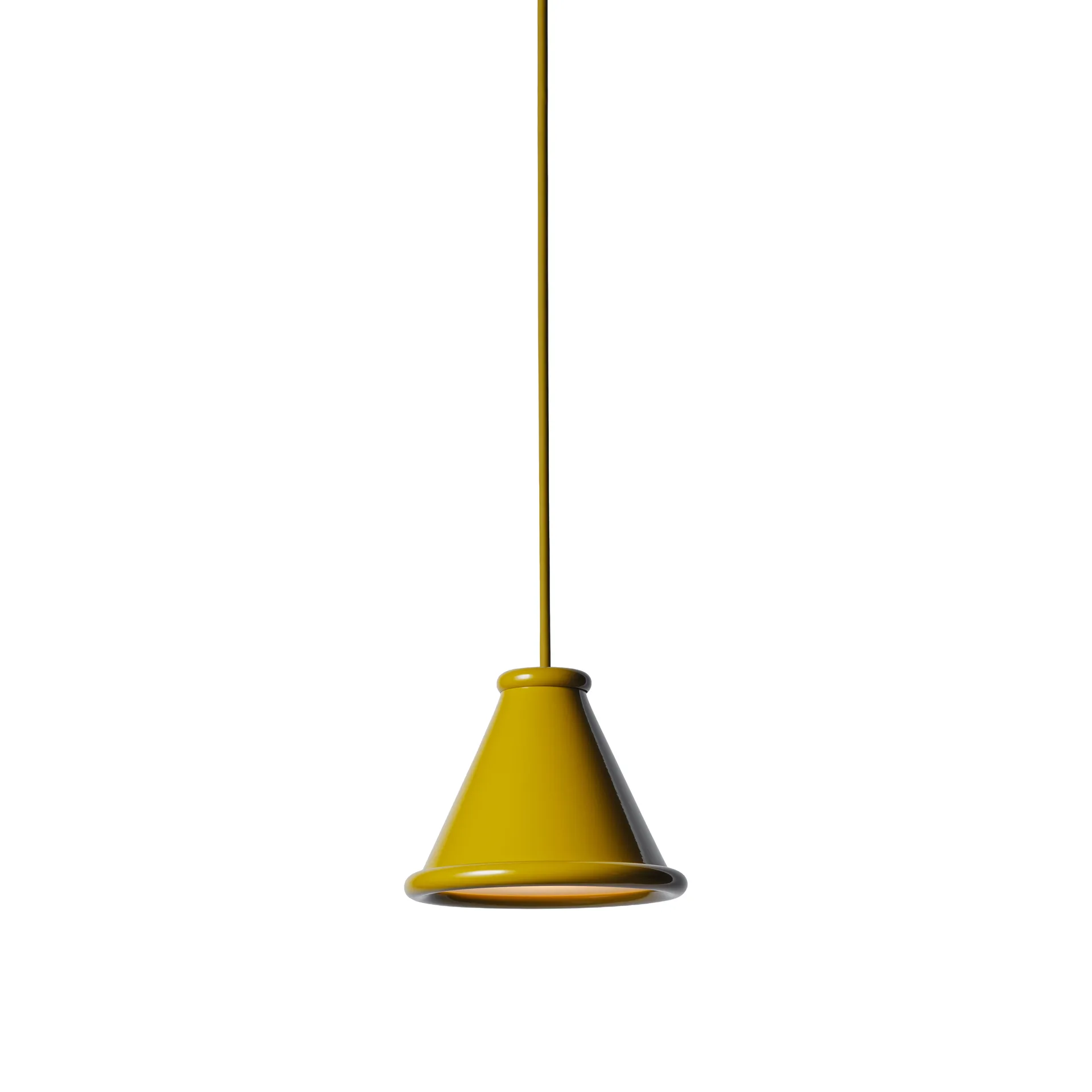 Lampadario Belle Ø15 cm, Giallo miele Belid