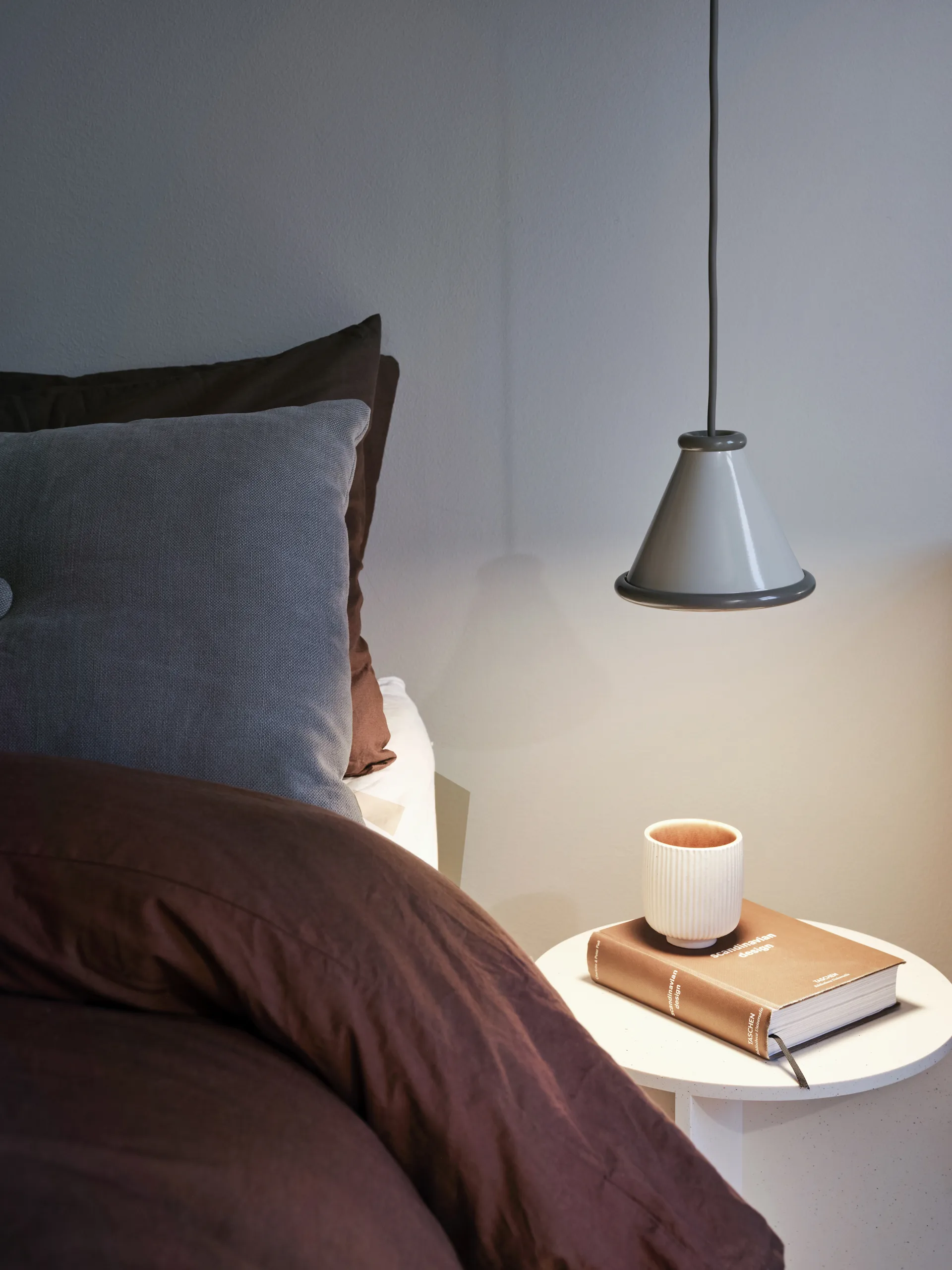 Lampadario Belle Ø15 cm, Pepple grey-moss grey Belid