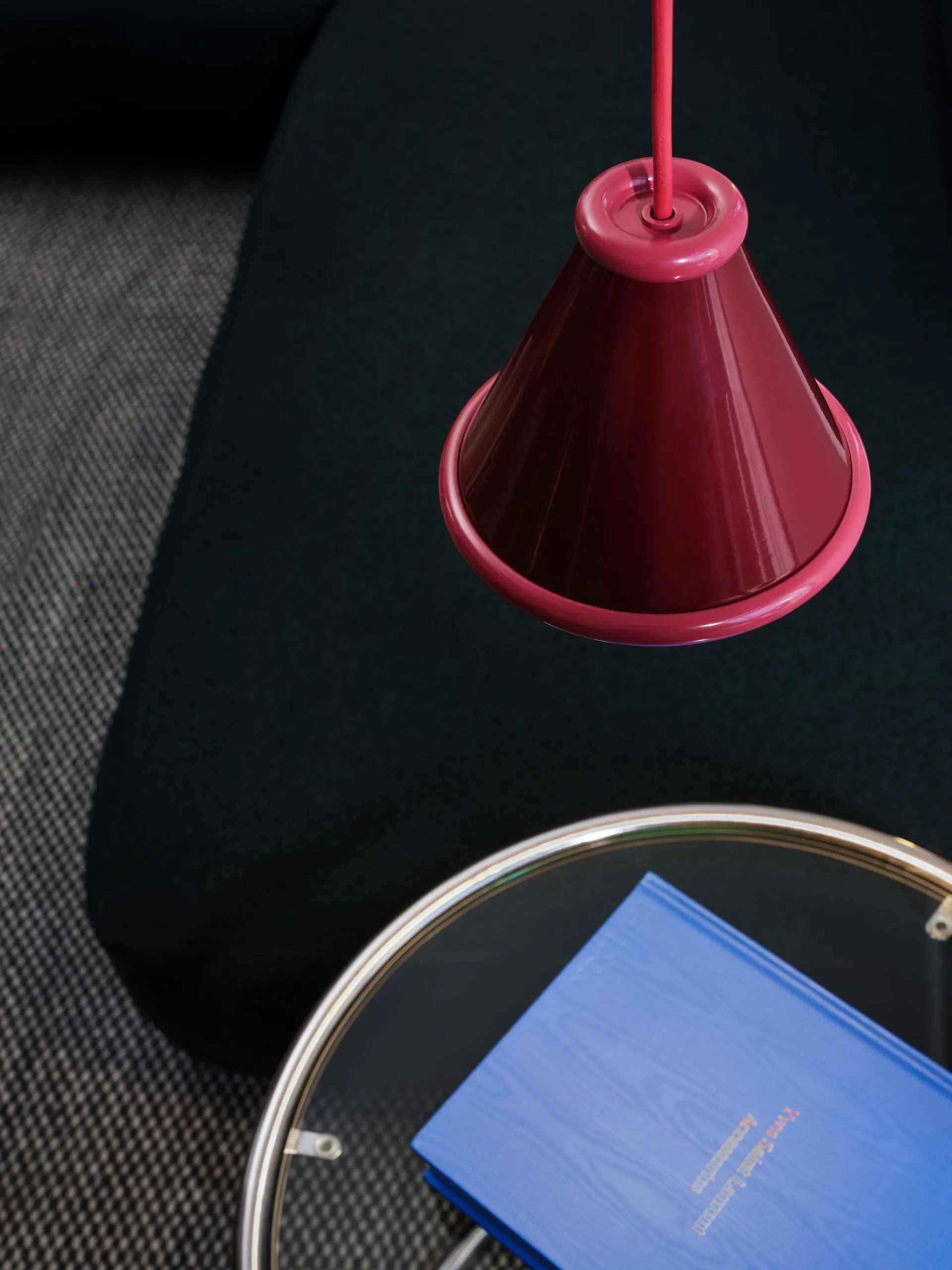 Lampadario Belle Ø15 cm, Wine red-red violet Belid