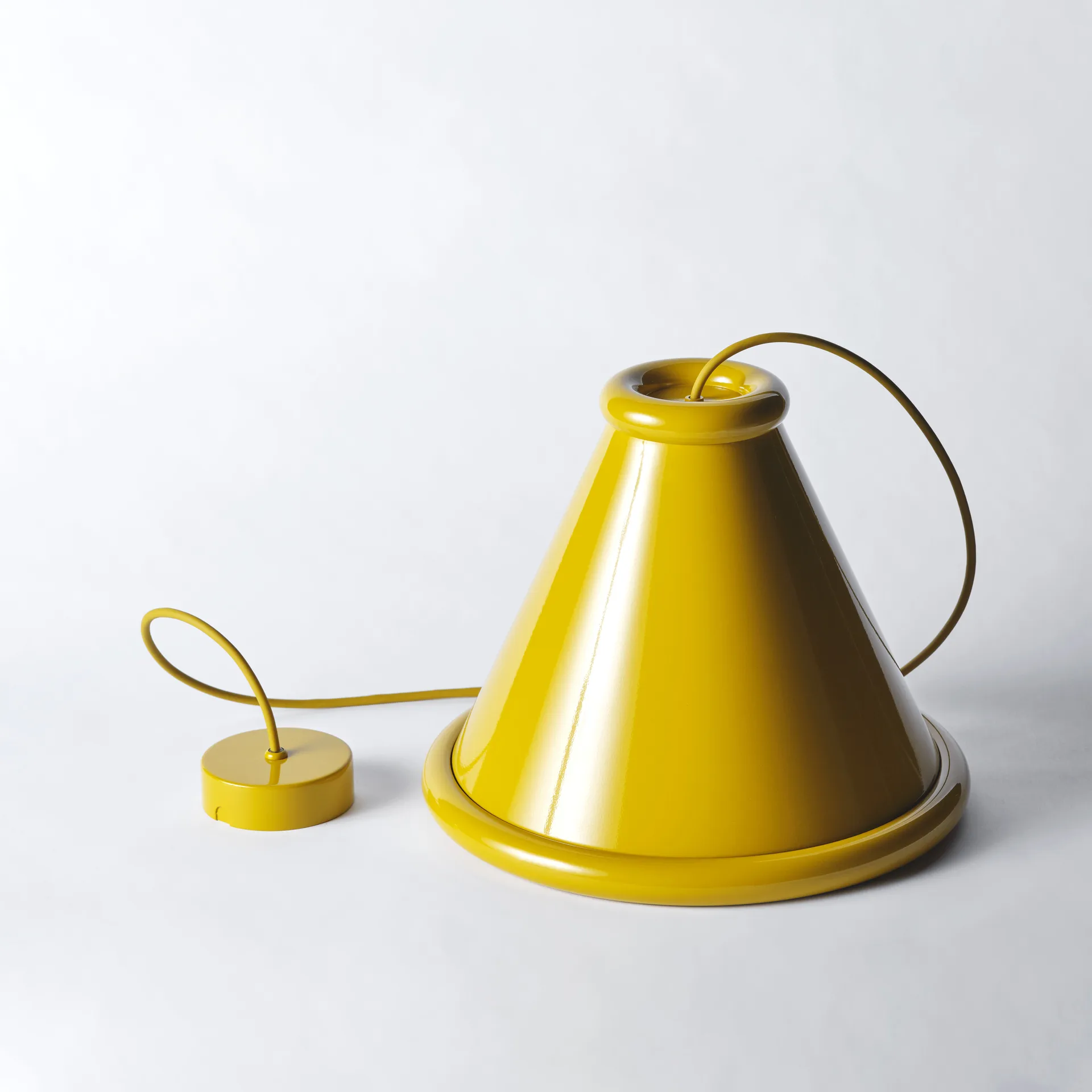 Lampadario Belle Ø36 cm, Giallo miele Belid