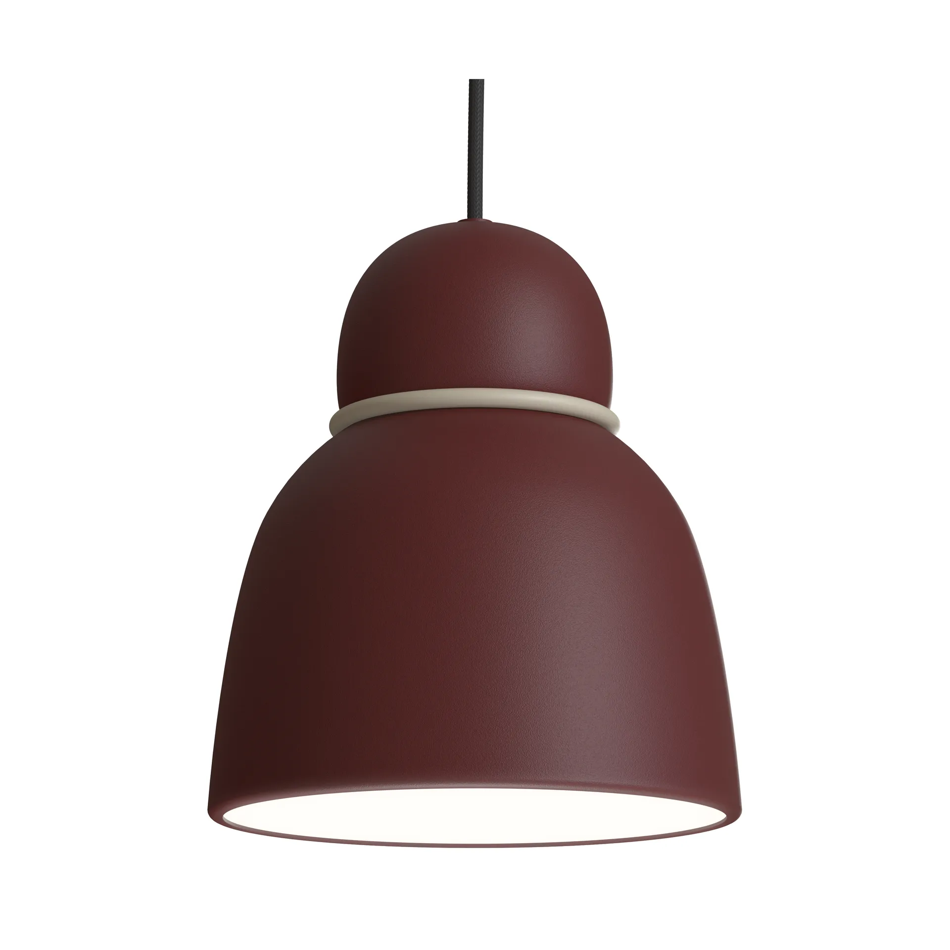 Lampadario Bird Ø17,3 cm, Rosso scuro-sabbia Belid