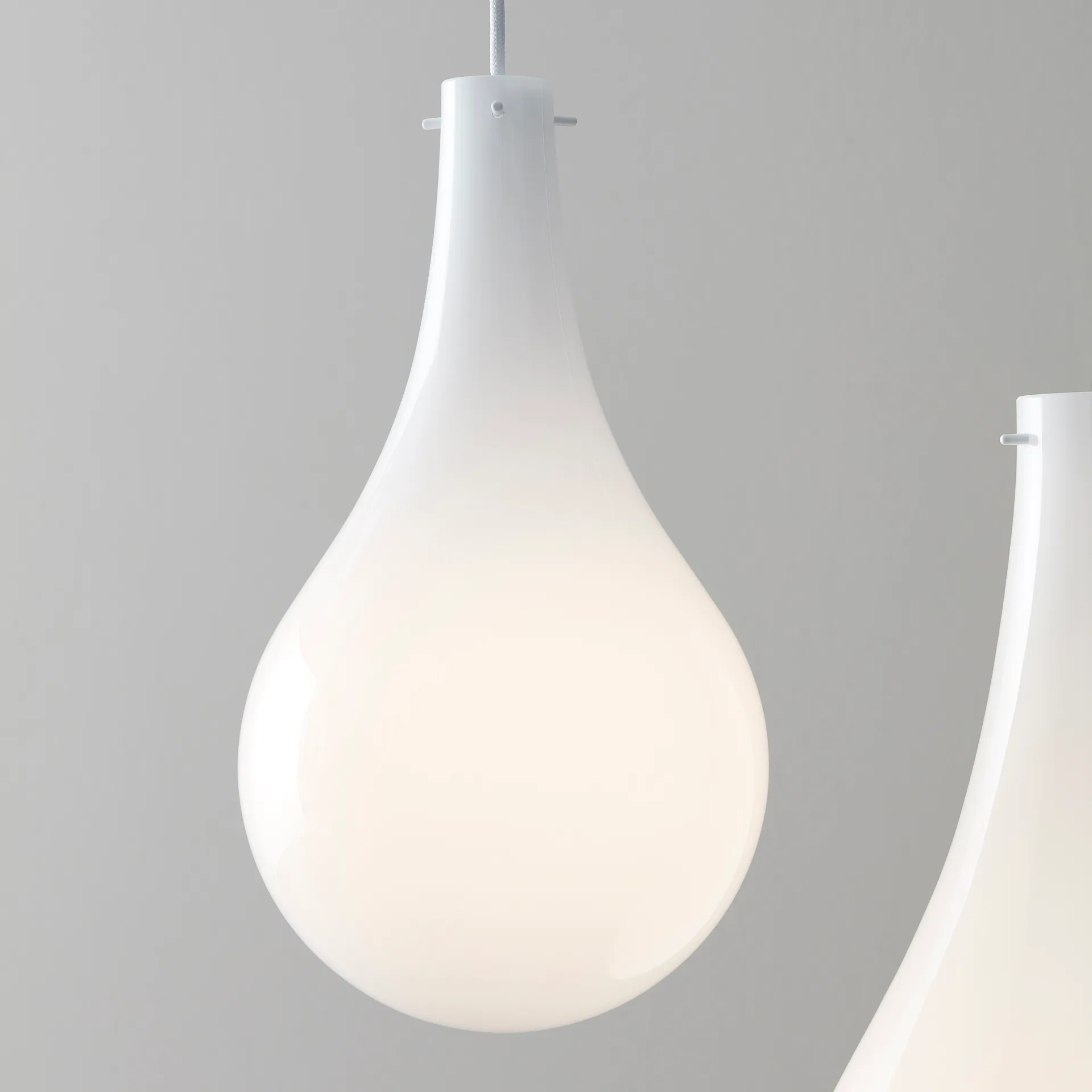 Lampadario Cooper 23,5 cm, Bianco Belid