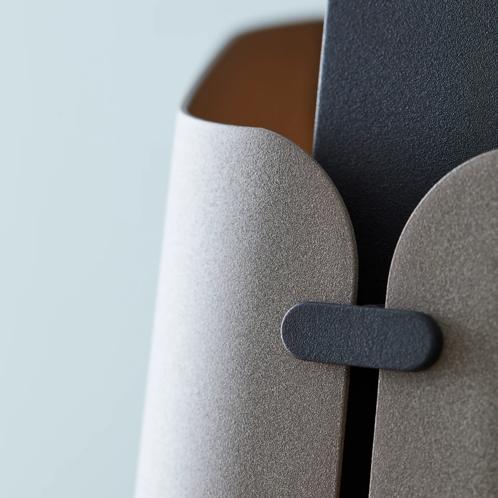 Lampadario Fold Ø 27 cm, antracite-struttura-sabbia Belid