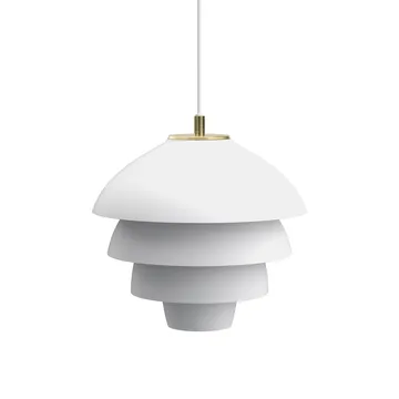 Lampadario Valencia Ø31,8 - Bianco opaco-ottone - Belid