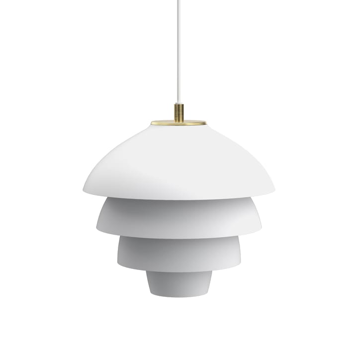 Lampadario Valencia Ø31,8 - Bianco opaco-ottone - Belid