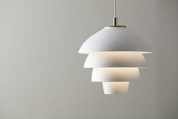 Lampadario Valencia Ø31,8 - Bianco opaco-ottone - Belid