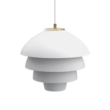 Lampadario Valencia Ø42 cm - Bianco opaco-ottone - Belid