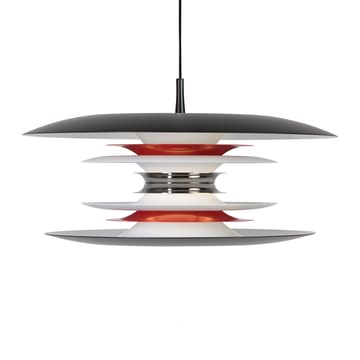 Plafoniera Diablo Ø50 cm - Nero opaco-rosso liscio - Belid