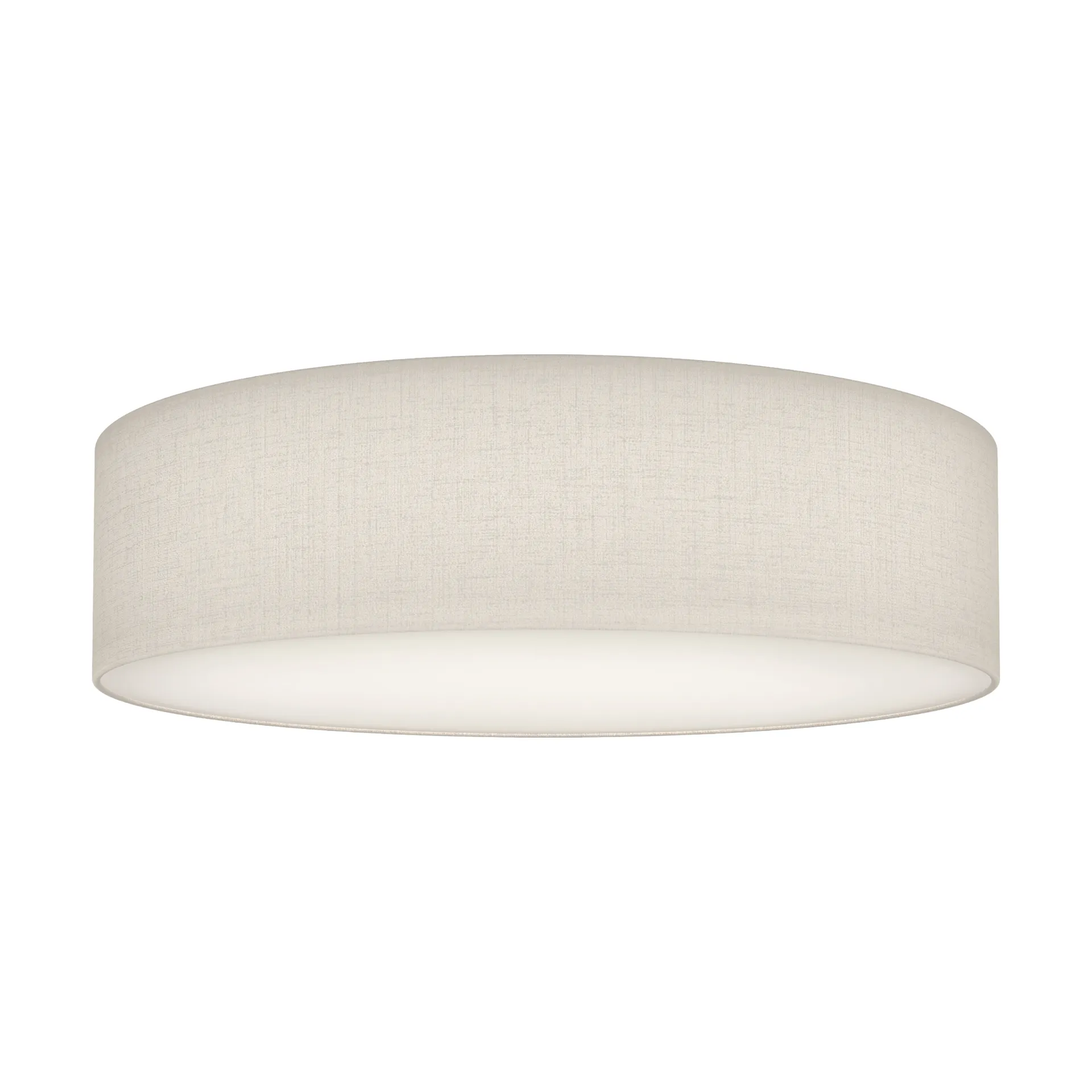 Plafoniera in tessuto Soft Ø44 cm, Bianco Belid