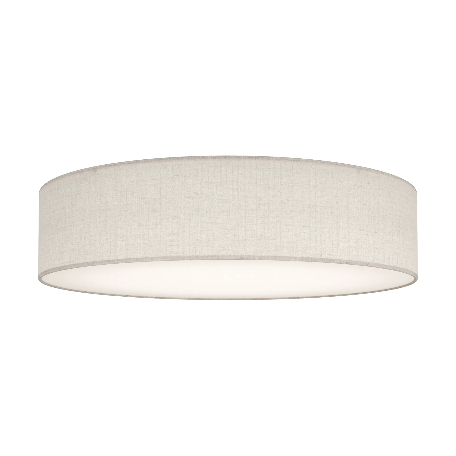 Plafoniera in tessuto Soft Ø50 cm, Bianco Belid